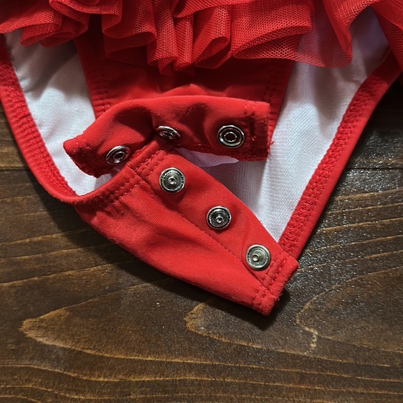 Cat and Jack - 12 and 18 month red white and blue swim suits. - Picture 3 of 4